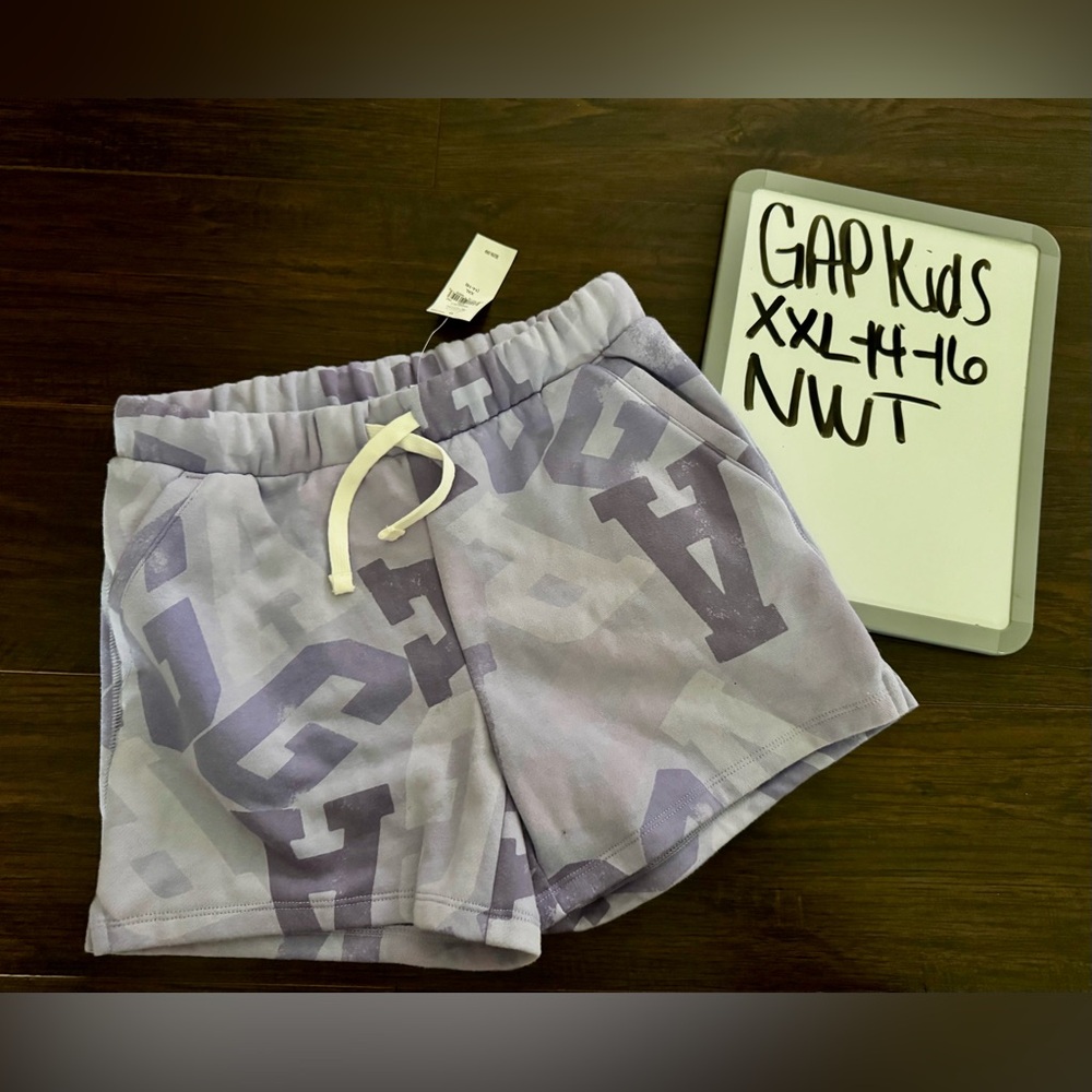 GAP Kids Lavender Logo Shorts